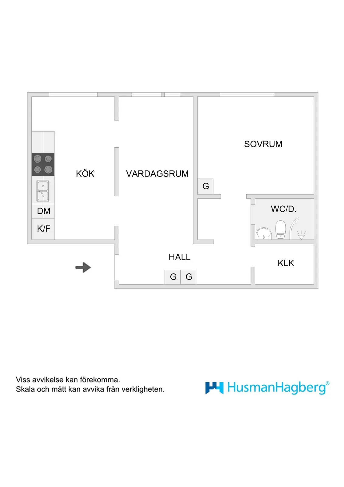 Floor plan for Kemigränd 5