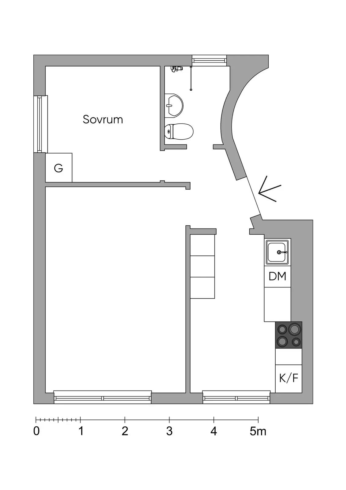 Floor plan for Tallbacksvägen 9