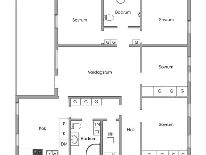 Floor plan for Sleipnervägen 31