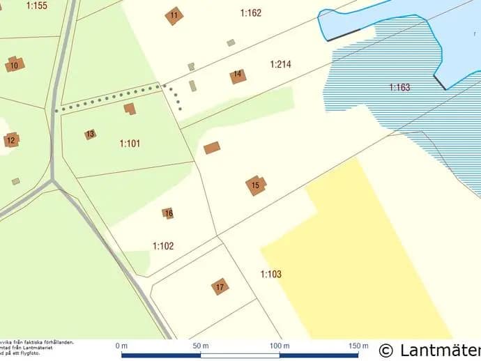 Planritning för ALMÖ-LINDÖ 16