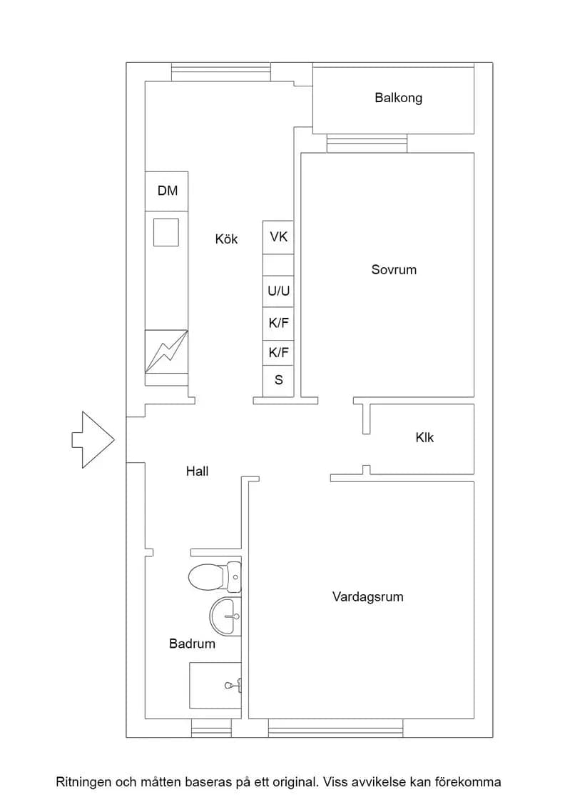 Floor plan for Jaktstigen 55