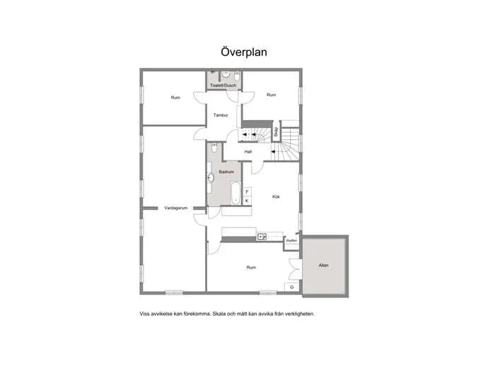 Planritning för Eriksgatan 1