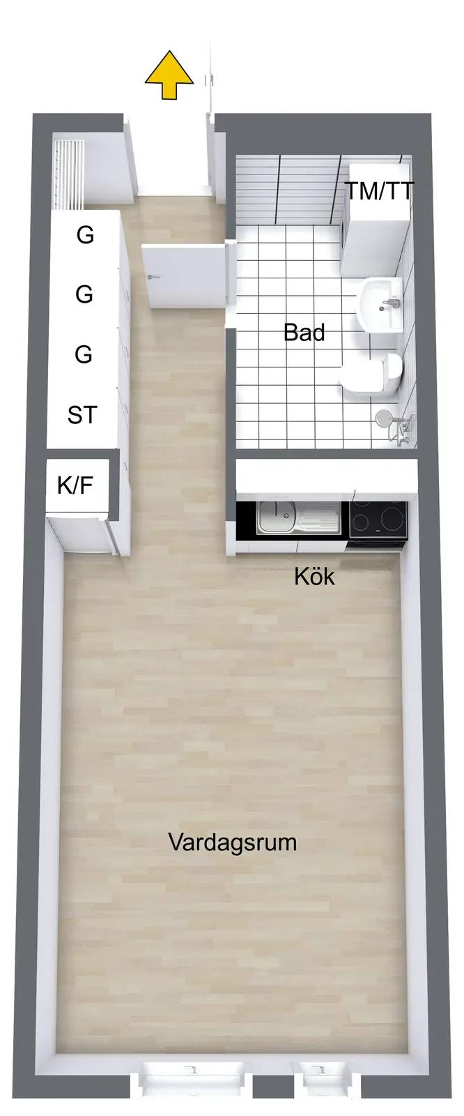 Floor plan for Torgny Segerstedts Allé 4