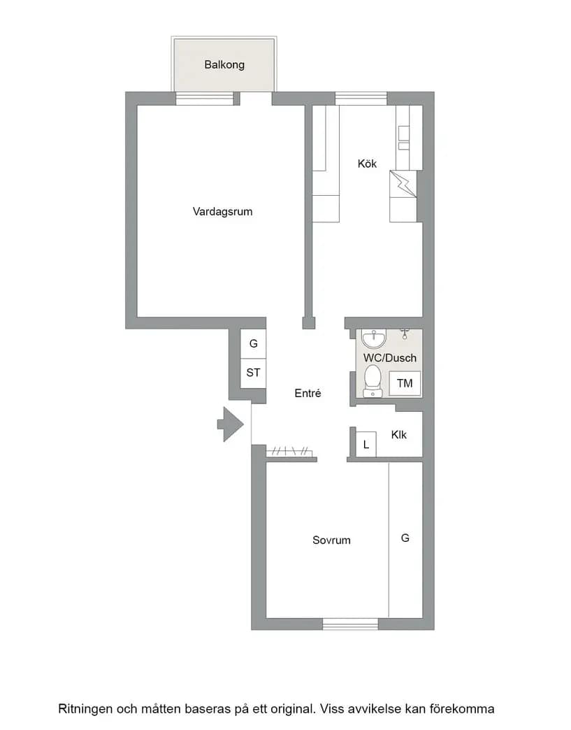 Planritning för Hertig Karls gata 9