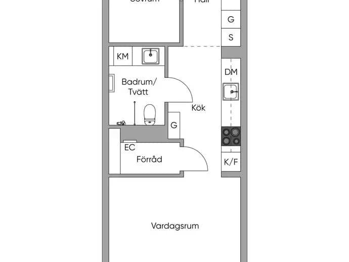 Floor plan for Vega allé 96
