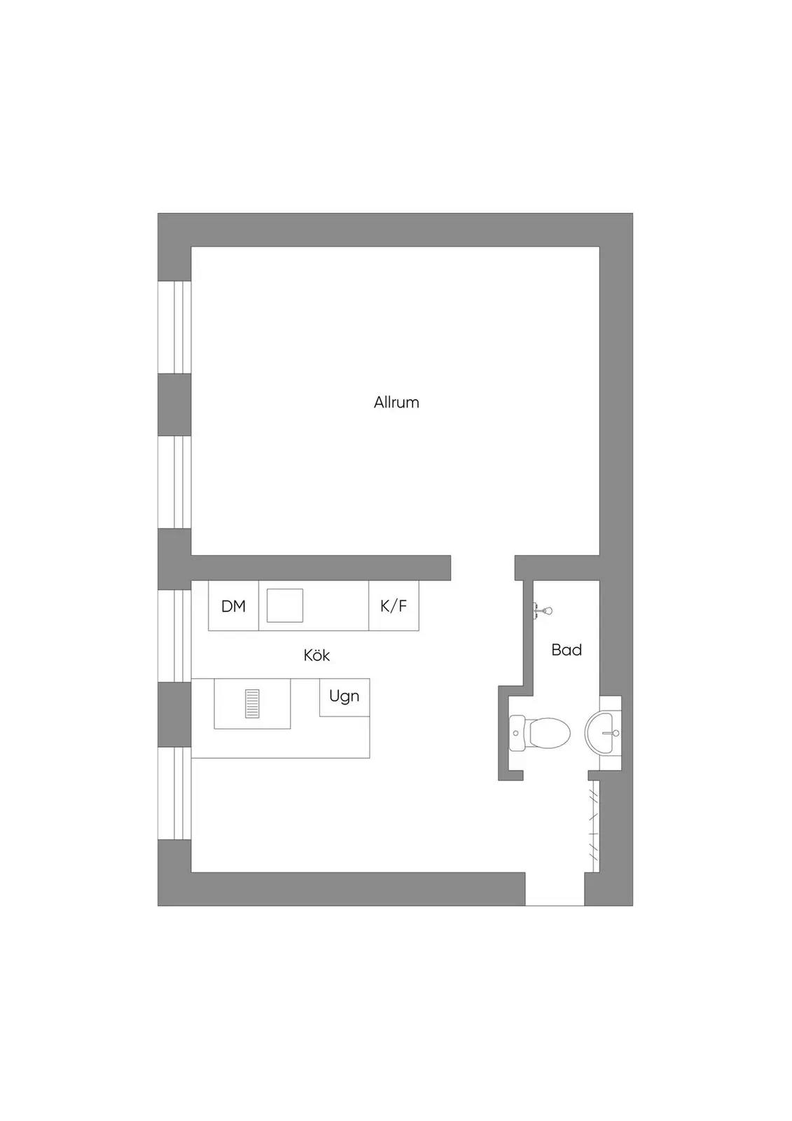 Floor plan for Snickarbacken 5