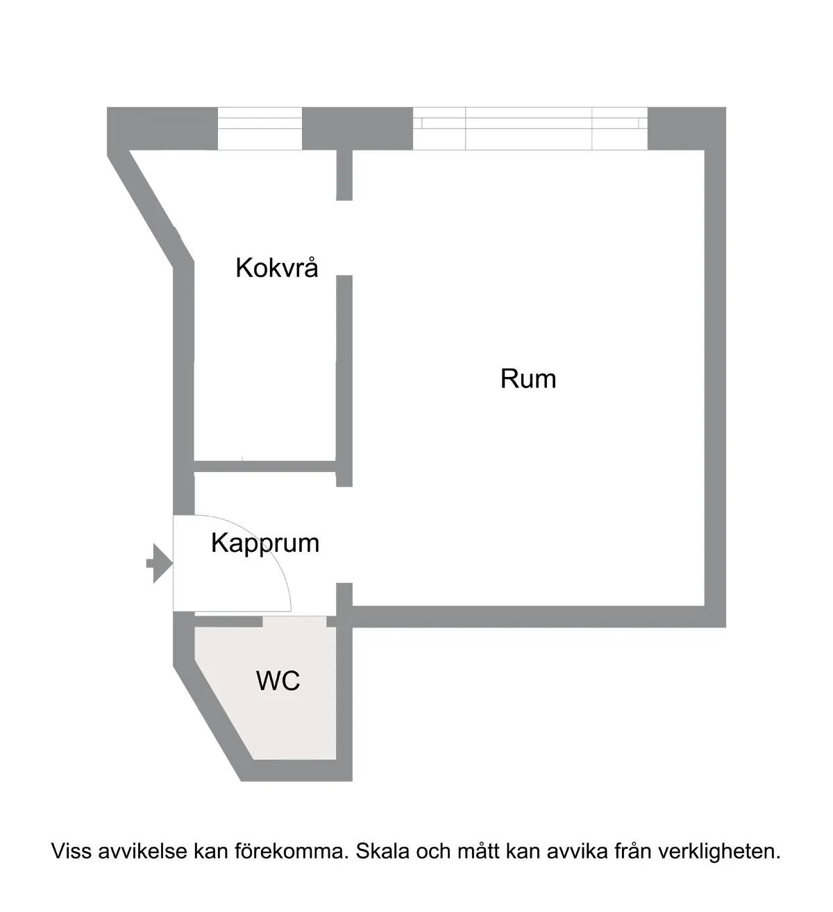 Floor plan for Saarisvägen 14 B