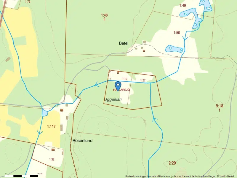 Tomt / mark, 21438 m² i Heby