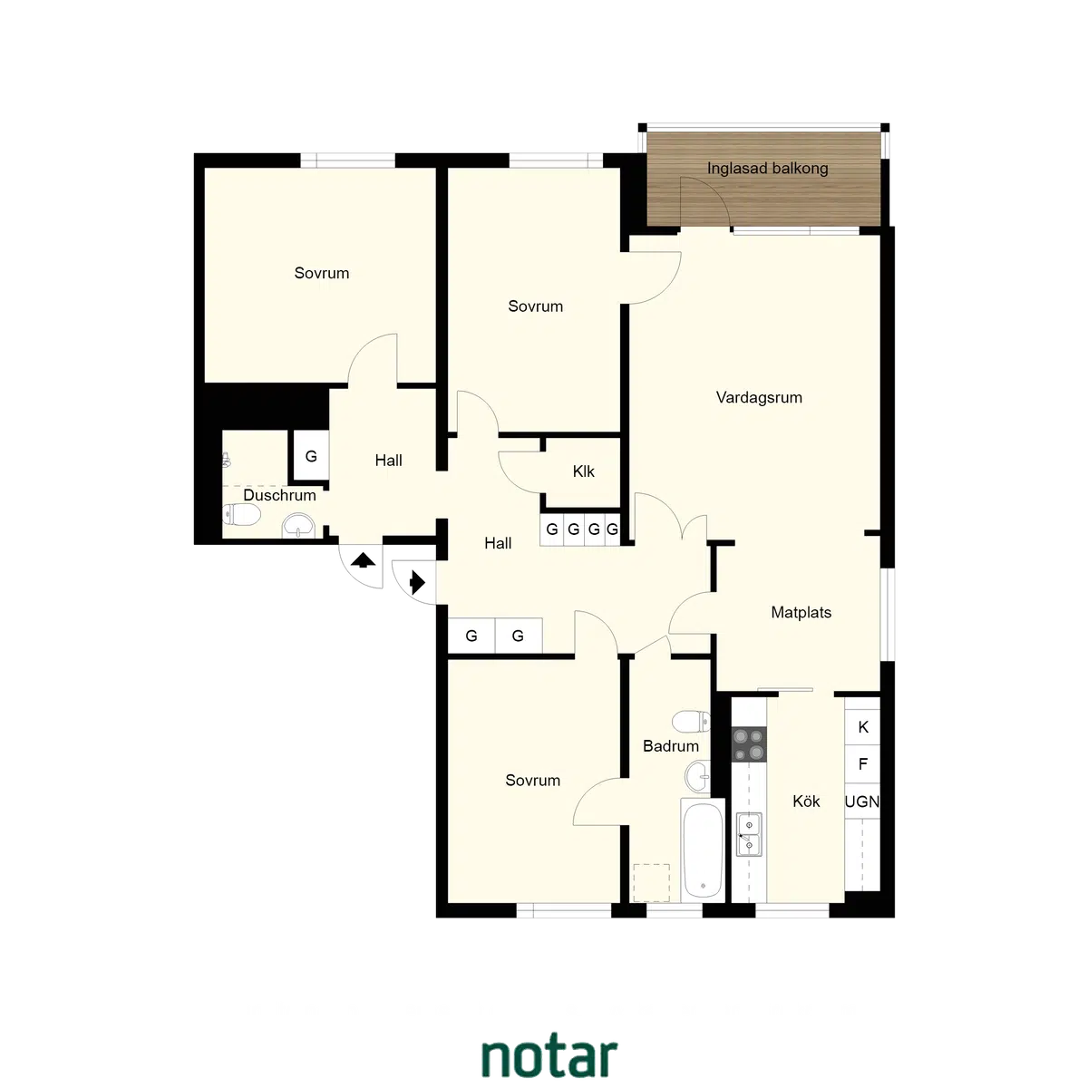 Bild 1 av 34 på Domarebacken 6, 5tr