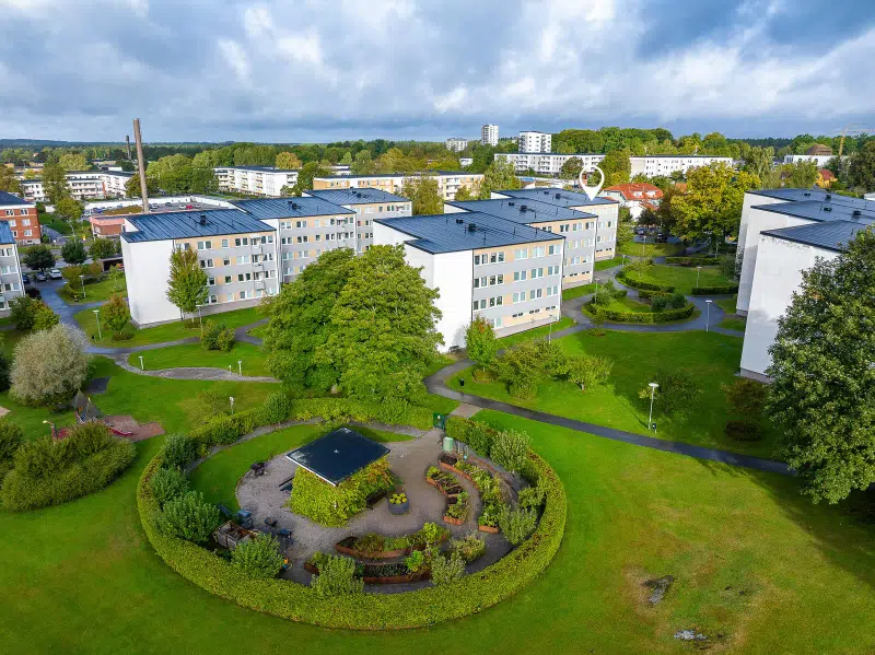 Apartment, 3 rooms, 76 m² in Växjö