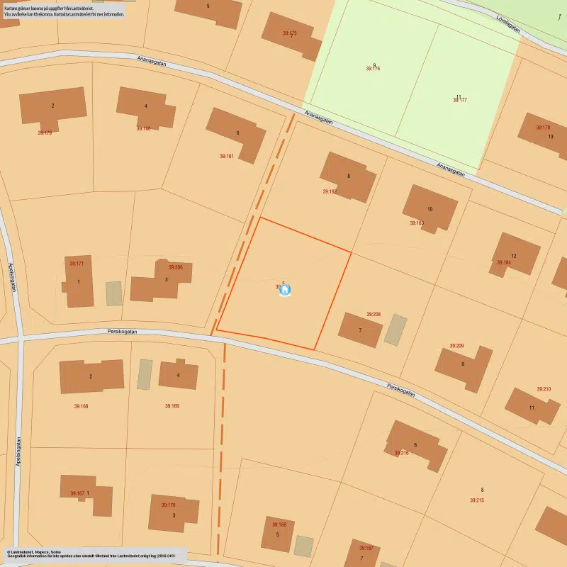 Land / plot, 1274 m² in Tranemo