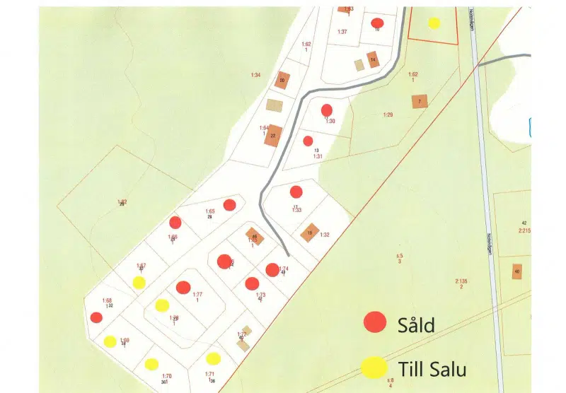 Tomt / mark, 783 m² i Sorsele
