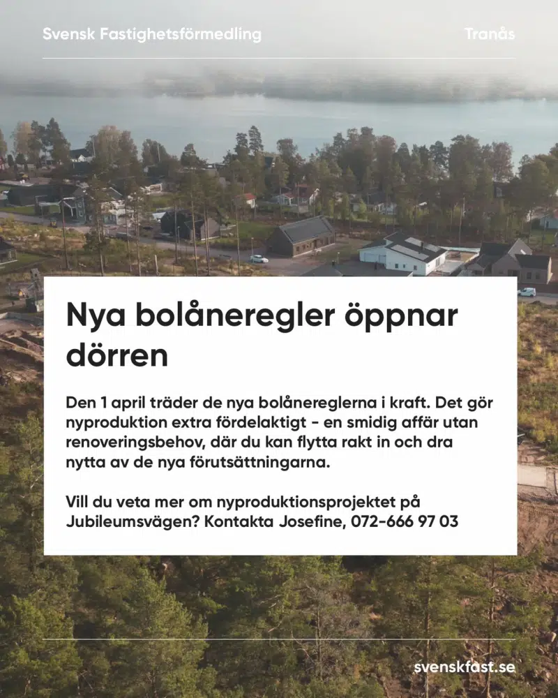 Tomt / mark, 140 m² i Tranås