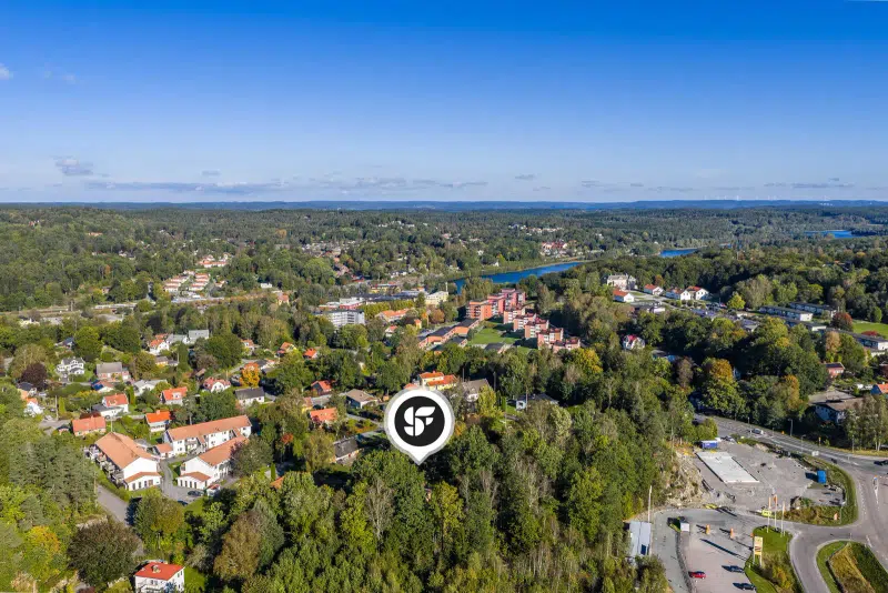 Tomt / mark, 1214 m² i Lerum