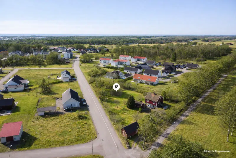 Tomt / mark, 1057 m² i Falkenberg