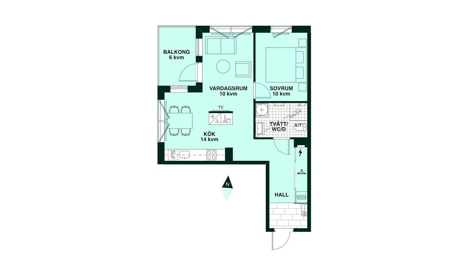 Apartment, Selmedalsvägen 104, Stockholm. Photo 1 of 1