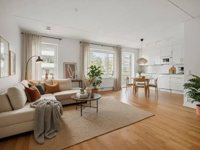 Apartment, 2 rooms, 61 m²