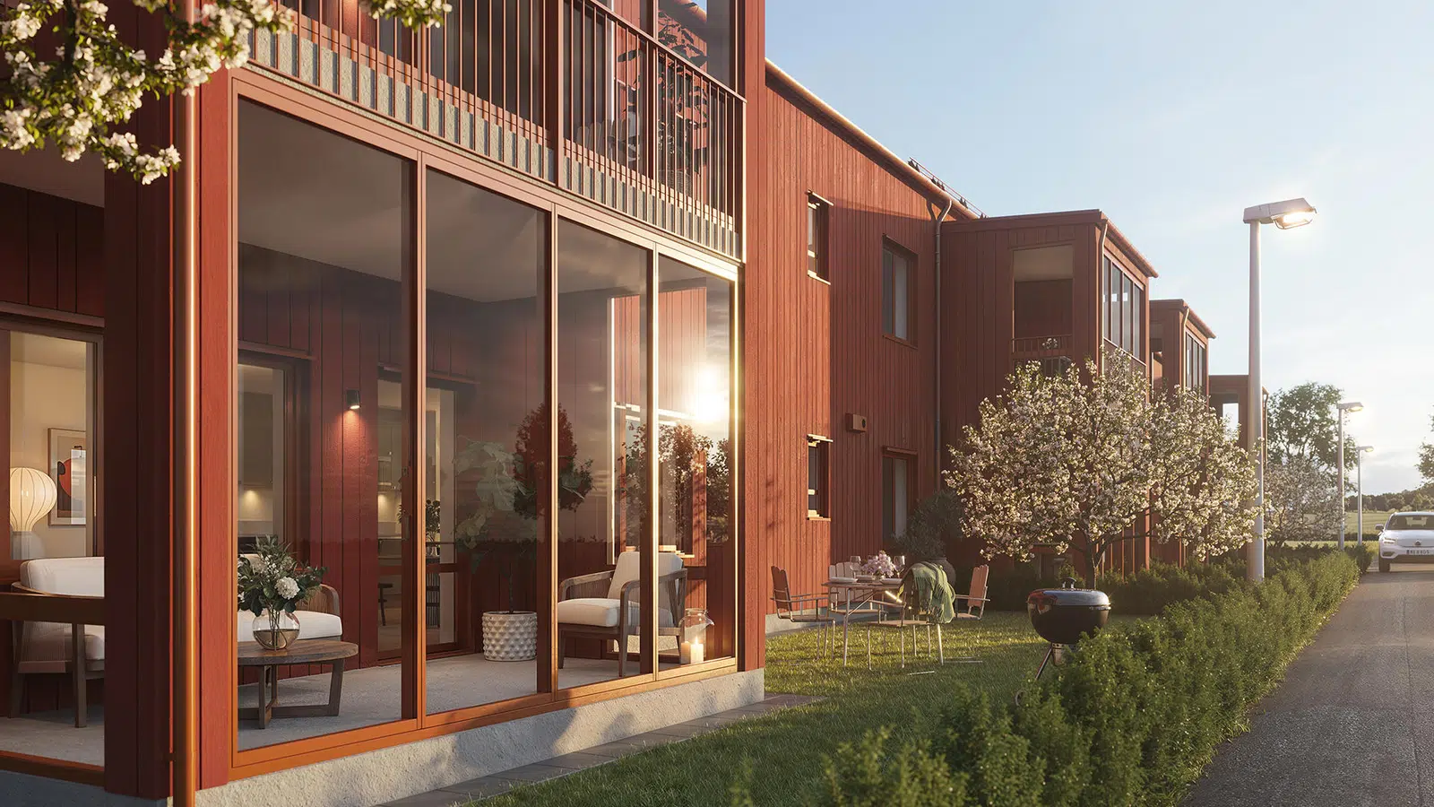 Lägenhet, Bostadsrätter med inglasad balkong i Fjärås. Bild 1 av 1