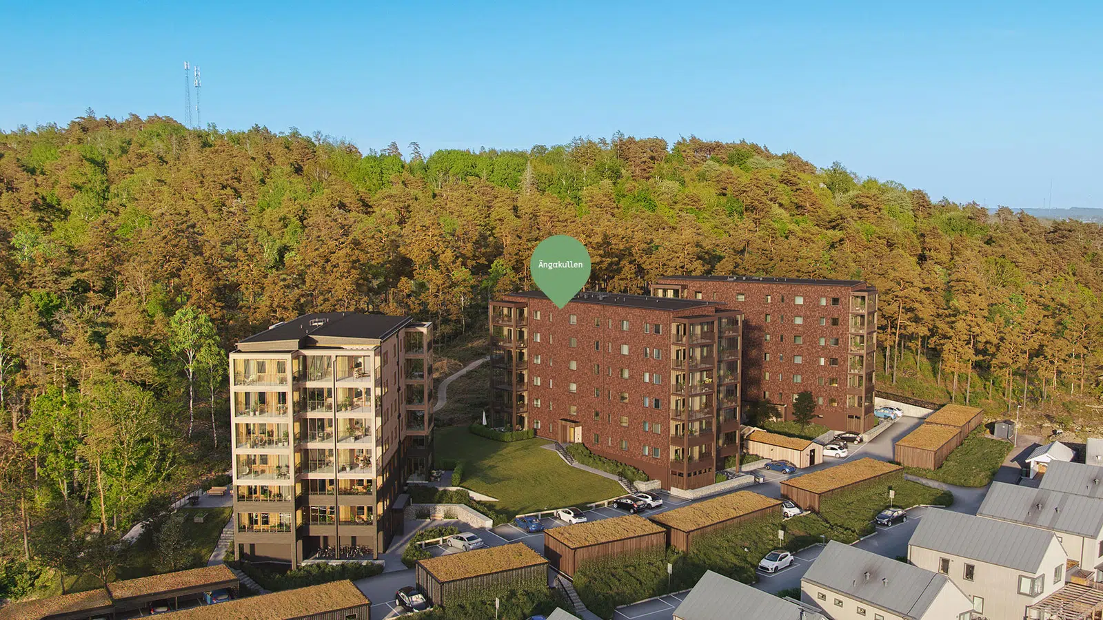 Lägenhet, Bostadsrätter på höjdarläge i Pilgläntan, Varberg. Bild 1 av 1