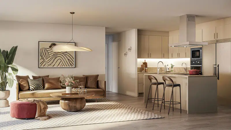 Apartment, 3 rooms, 89 m²