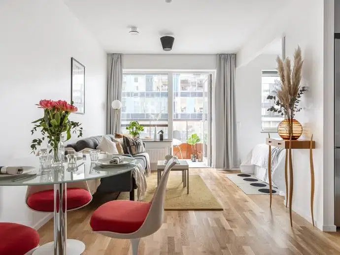 Lägenhet, 1,5 rum, 34 m²