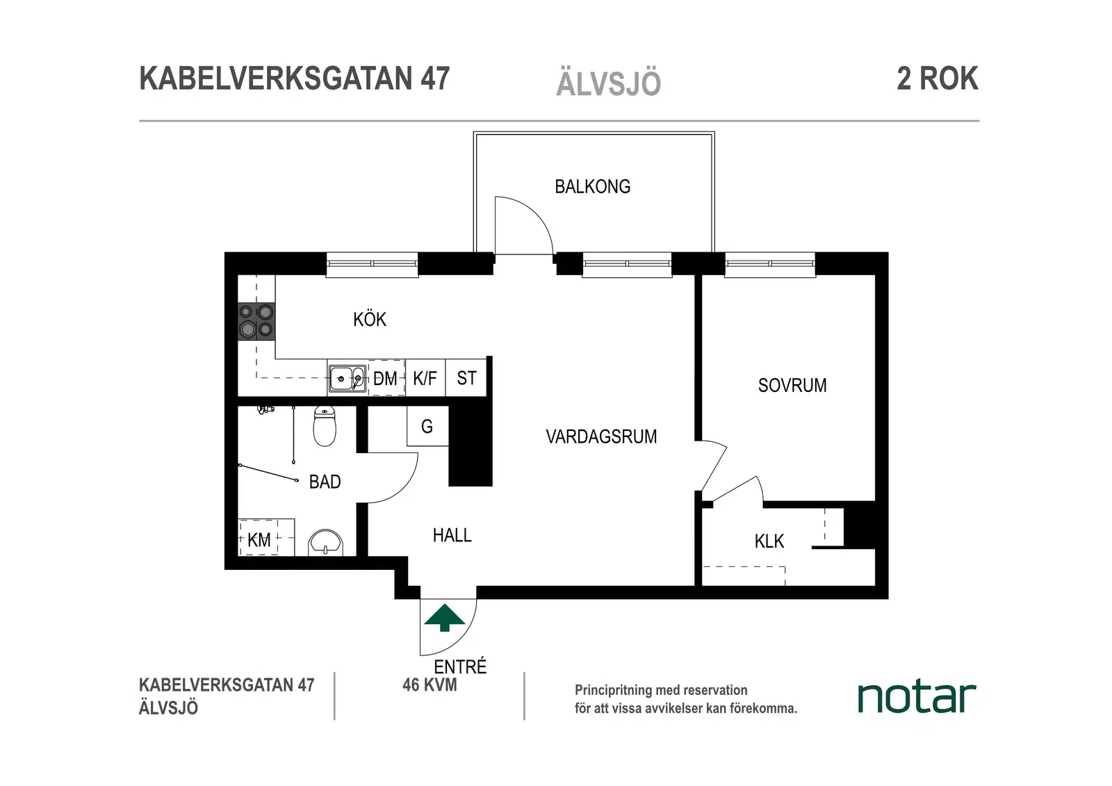 Apartment, Kabelverksgatan 47, Stockholm. Photo 1 of 1
