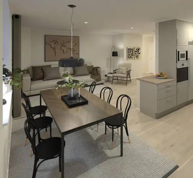 Lägenhet, 4 rum, 99 m² i Vadstena