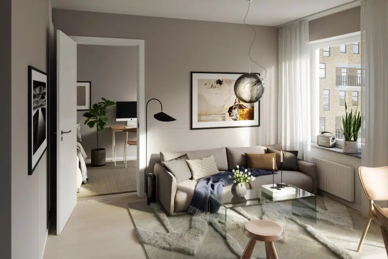 Apartment, 2 rooms, 53 m² in Stockholms