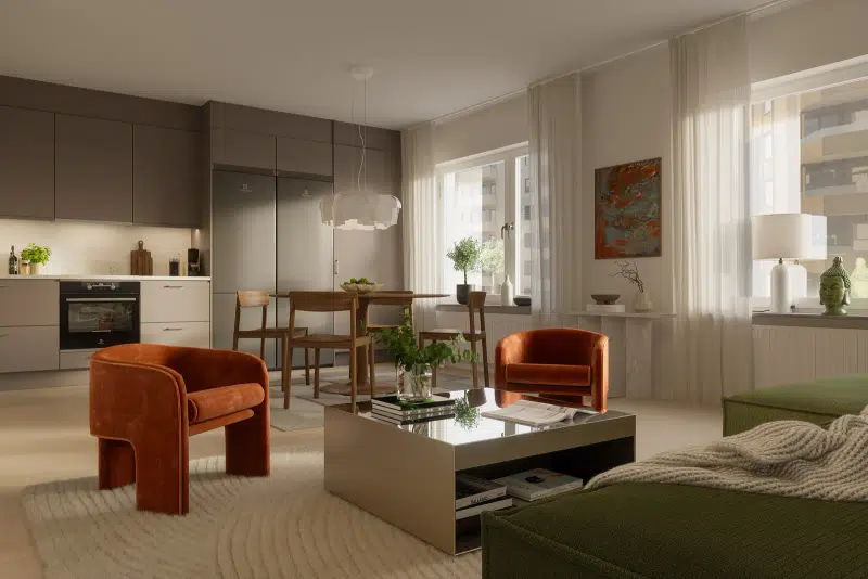 Apartment, 3 rooms, 65 m² in Stockholms