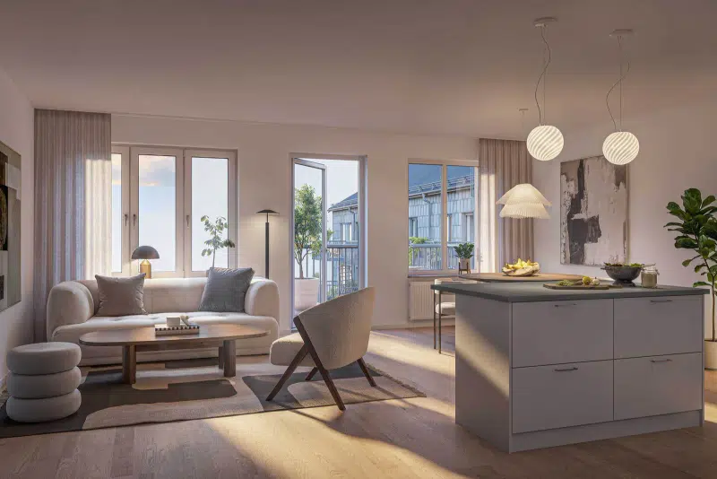 Apartment, 3 rooms, 77 m² in Kungsbacka