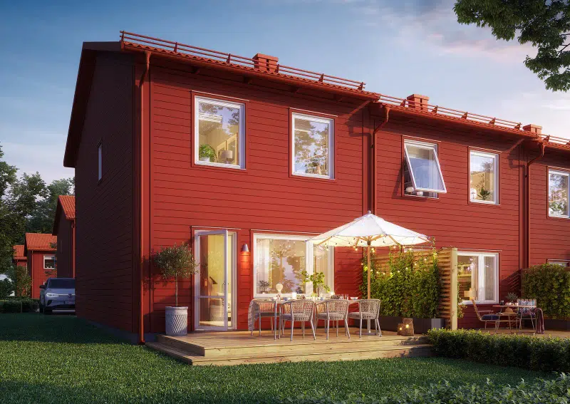 Semi-detached/terraced, 5 rooms, 102 m² in Växjö