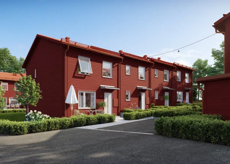 Semi-detached/terraced, 5 rooms, 102 m² in Växjö