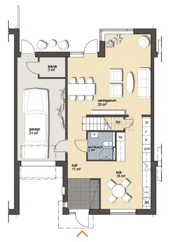 Bild 1 av 21 på Mosshagestigen 184