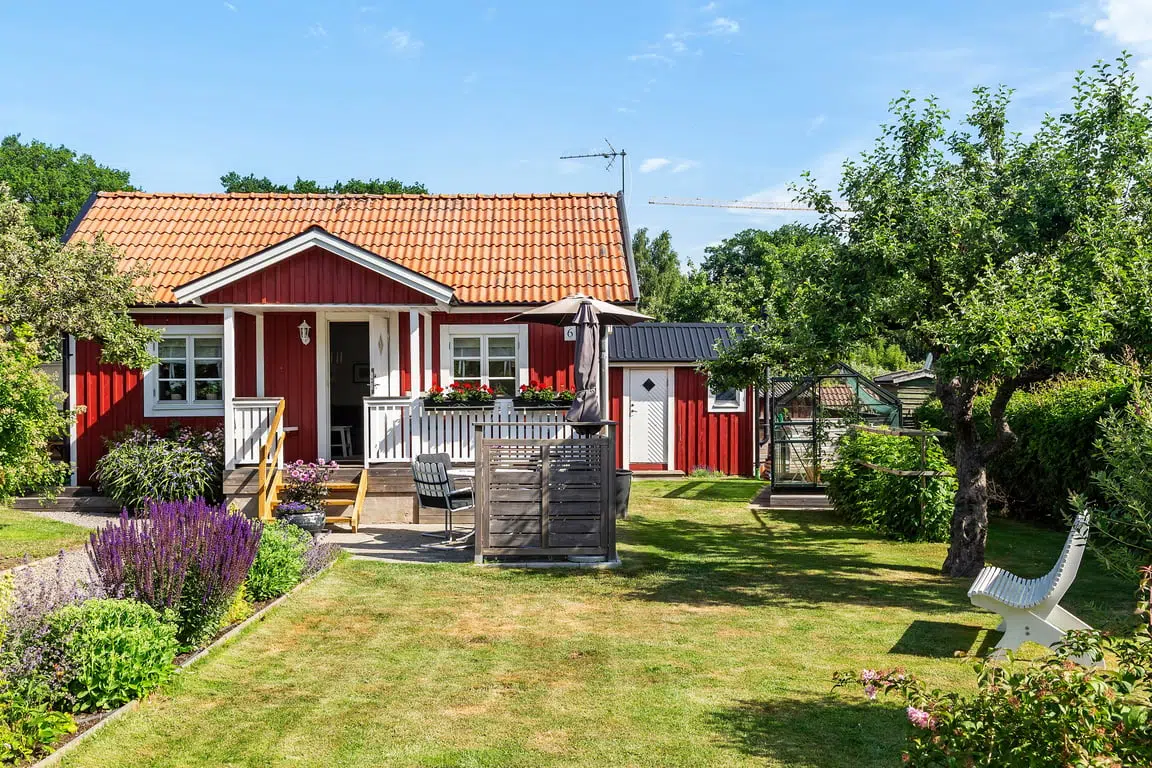Fritidshus, Floravägen 6 Kalmar Södra Koloniträdgårdsförening, Kalmar. Bild 1 av 1