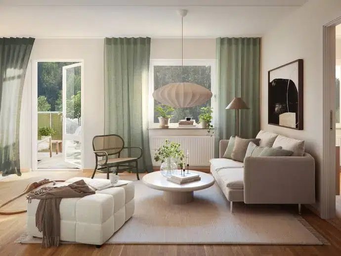 Lägenhet, 4 rum, 92 m²