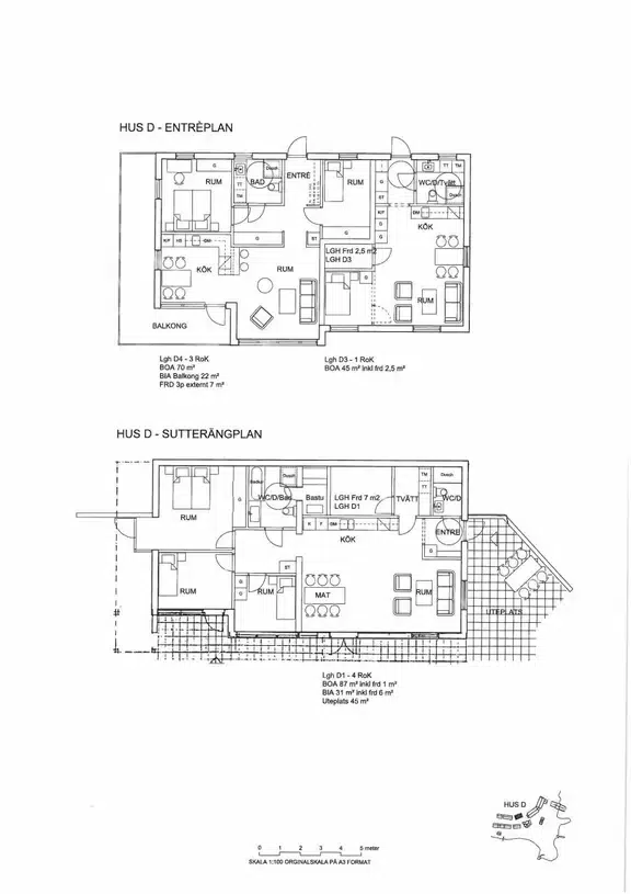 Apartment, 4 rooms, 97 m² in Göteborg