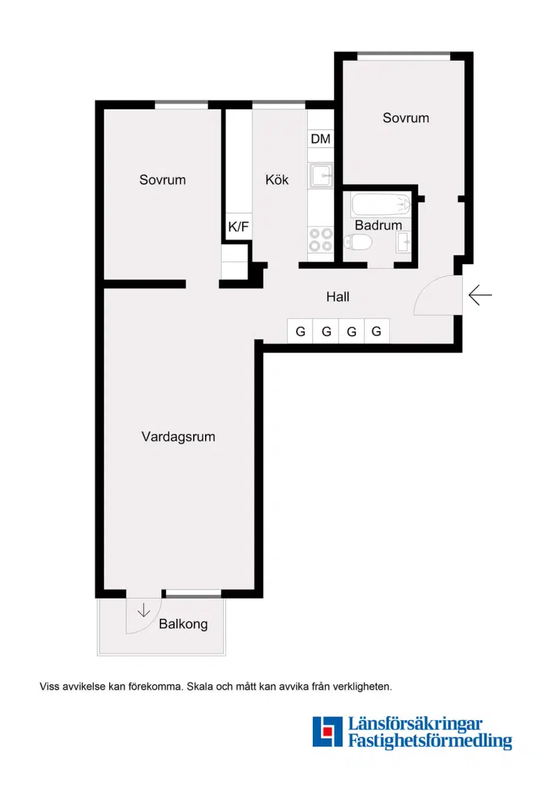 Lägenhet, 3 rum, 72 m² i Malmö