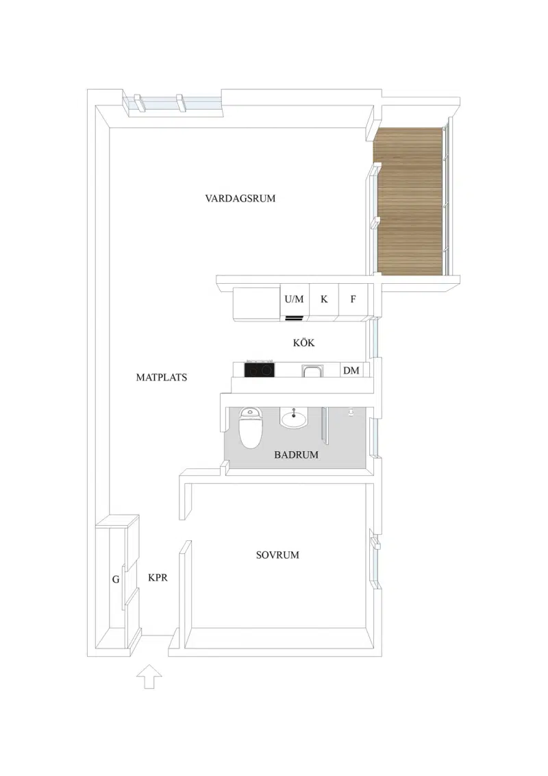 Apartment, 2 rooms, 66 m² in Upplands Väsby