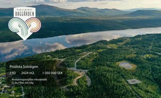 Tomt / mark, 2440 m² i Funäsdalen
