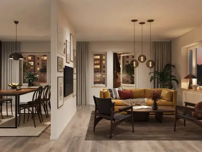 Apartment, 4 rooms, 98 m²