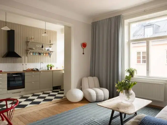 Apartment, 2 rooms, 44 m²