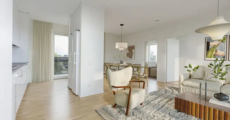 Lägenhet, 4 rum, 92 m²