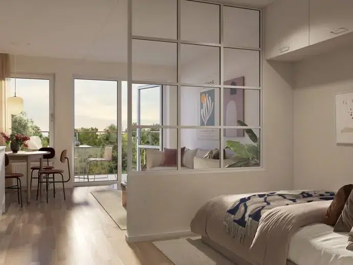 Apartment, 1 room, 32 m²