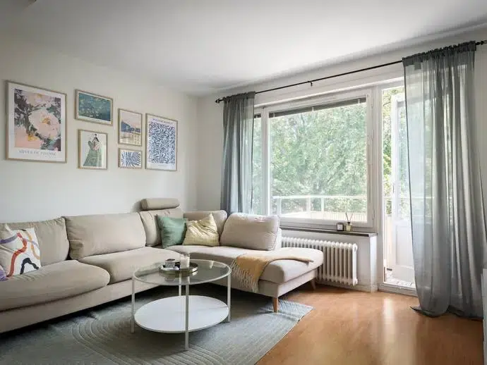 Apartment, 2,5 rooms, 56 m²