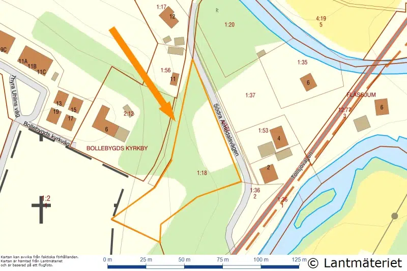 Land / plot in Bollebygd