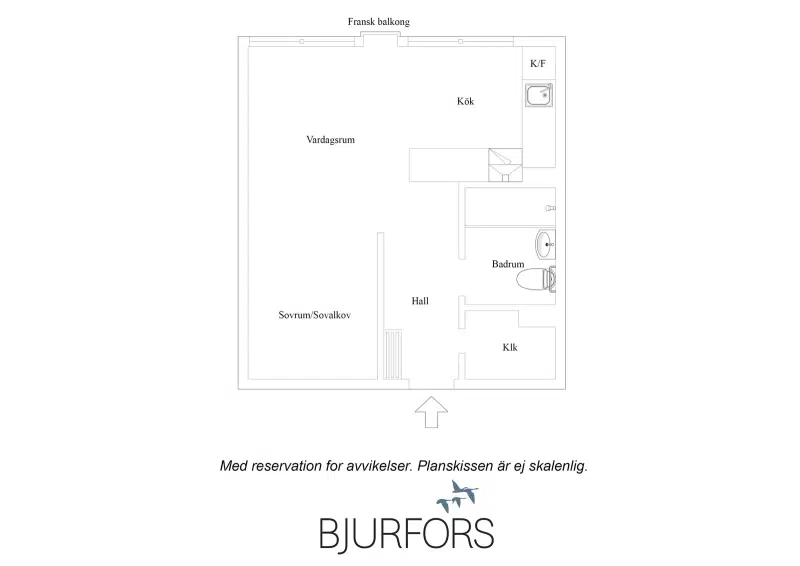 Apartment, 1 room, 26 m² in Karolinska/Hagastaden