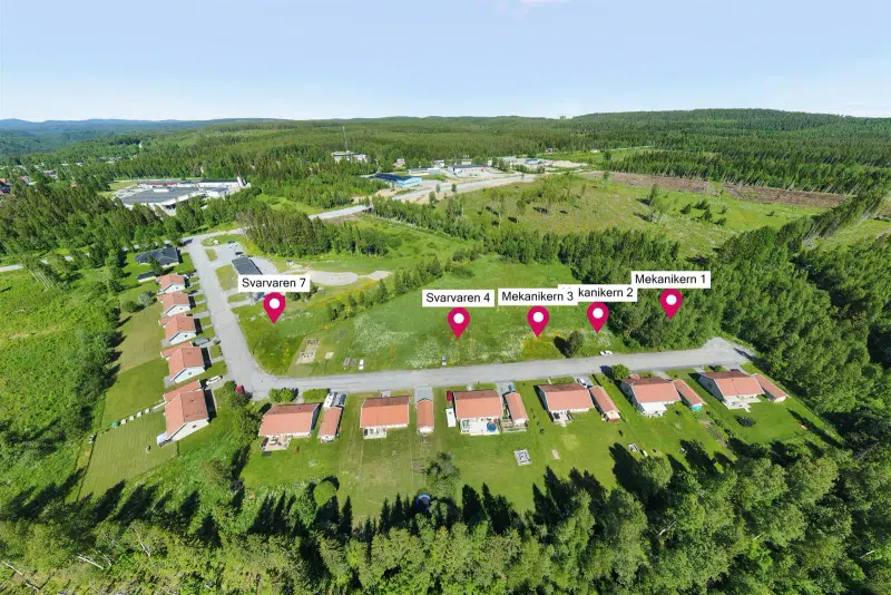 Tomt / mark, 1050 m² i Bjurholm