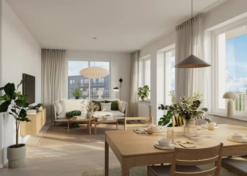 Apartment, 2 rooms, 55 m² in Uppsala