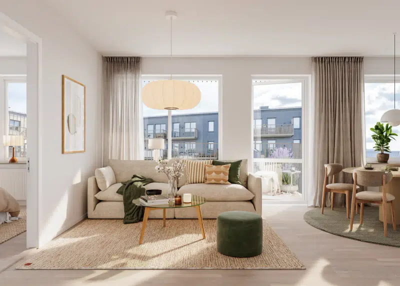 Apartment, 2 rooms, 55 m² in Uppsala