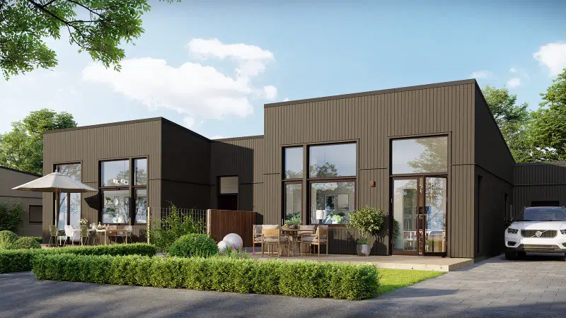Par-/radhus, 3 rum, 82 m² i Habo